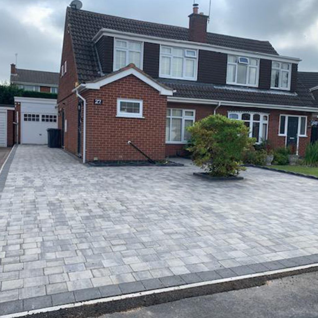 Cobblestone driveway