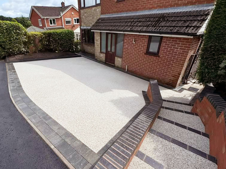 Resin bound driveway